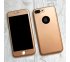 360° kryt Mate silikónový iPhone 7 Plus/8 Plus - zlatý